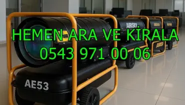İstanbul Mazotlu Elektrikli Isımak Isıtıcı Kiralama