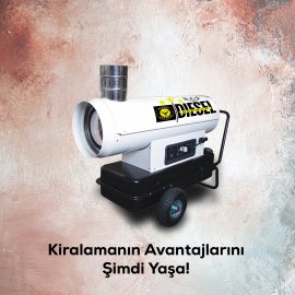Diesel German IPX5 Mazotlu Elektrikli Isımak Isıtıcı