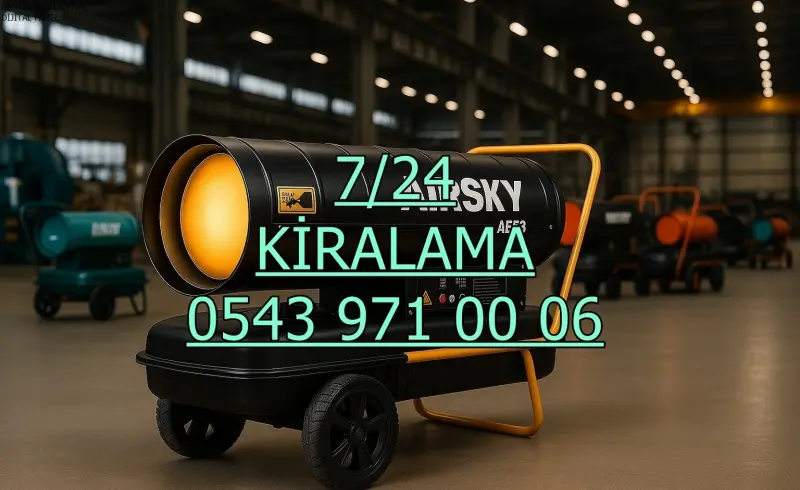 Ankara Diesel German Mazotlu Elektrikli Isımak Kiralama Firması Mazotlu Elektrikli Isımak Isıtıcı Kiralama